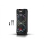 Акустична портативна колонка ZXX-5560 100Вт 2x10" з Bluetooth, TWS, LED-підсвіткою, FM-радіо, USB/TF, функцією запису, двома мікрофонами та пультом ДК