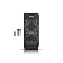 Акустична портативна колонка ZXX-5560 100Вт 2x10" з Bluetooth, TWS, LED-підсвіткою, FM-радіо, USB/TF, функцією запису, двома мікрофонами та пультом ДК