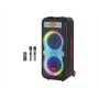 Акустична переносна колонка ZXX-1510 100Вт, 2x10" з Bluetooth, TWS, FM-радіо, USB/TF, LED-підсвіткою, функцією запису, двома мікрофонами та пультом ДК