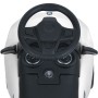 Толокар дитячий Bambi M 6155 — машинка-каталка з музикою, світлом, багажником і захисною спинкою для малюків (білий, блакитний, синій, рожевий, червоний, жовтий)