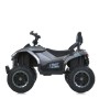 Дитячий електроквадроцикл Bambi одномісний, 12V 10Ah, 4 мотори 35W, MP3, USB, акумуляторний (сірий, жовтий, рожевий)
