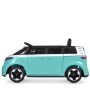 Дитячий електромобіль Volkswagen Bambi одномісний, 2 мотори 35W, акумулятор 12V 7-9Ah, EVA-колеса, музика, Bluetooth, світло (бірюзовий, рожевий)