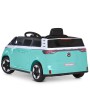 Дитячий електромобіль Volkswagen Bambi одномісний, 2 мотори 35W, акумулятор 12V 7-9Ah, EVA-колеса, музика, Bluetooth, світло (бірюзовий, рожевий)
