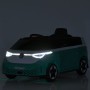 Дитячий електромобіль Volkswagen Bambi одномісний, 2 мотори 35W, акумулятор 12V 7-9Ah, EVA-колеса, музика, Bluetooth, світло (бірюзовий, рожевий)