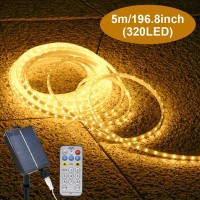 LED гірлянда на сонячній батареї 10 м – тепле біле світло, енергоефективна, водостійка