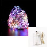 Світлодіодна гірлянда «Крапля роси» 50 LED, 5 м, мультиколор, на батарейках, 1 режим, декоративне освітлення