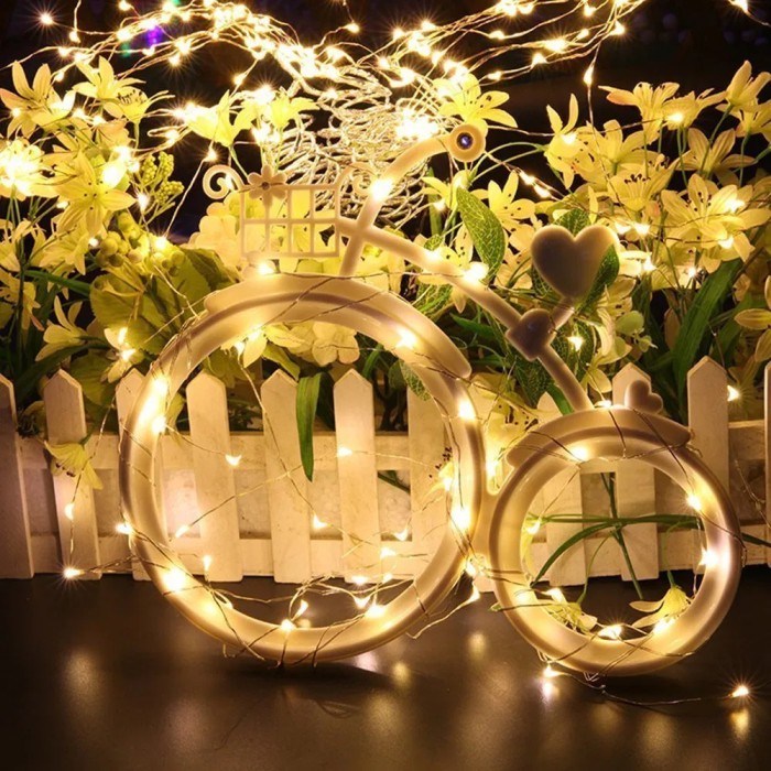 Світлодіодна гірлянда «Крапля роси» 50 LED, 5 м, теплий білий, на батарейках, 1 режим, декоративне освітлення Світлодіодна гірлянда «Крапля роси» 50 LED, 5 м, теплий білий, на батарейках, 1 режим, декоративне освітлення