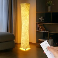 Підлогова лампа з USB-живленням та пультом дистанційного керування, 20×20×130 см, м’яке тепле світло – сучасна LED лампа