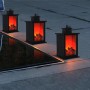 Декоративна LED лампа з ефектом полум'я, компактна 14×14×24,5 см, тепле світло, для дому, атмосфера вогню, сучасний дизайн Декоративна LED лампа з ефектом полум'я, компактна 14×14×24,5 см, тепле світло, для дому, атмосфера вогню, сучасний дизайн