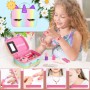 Набір дитячої косметики для макіяжу XXL для дівчинки – MakeUP Cosmetic Box, ігровий набір для творчості та ролей, безпечний дитячий макіяж