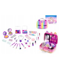 Набір дитячої косметики для макіяжу XXL для дівчинки – MakeUP Cosmetic Box, ігровий набір для творчості та ролей, безпечний дитячий макіяж