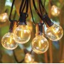 Світлодіодна гірлянда 10 м, 20 LED ламп, тепле біле світло, статичний режим, мережеве живлення 220В — декоративне освітлення