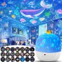 Дитячий нічник з Bluetooth та пультом керування, світлодіодний LED нічник для дітей, USB/акумулятор, музика, кнопки на корпусі, пластиковий корпус