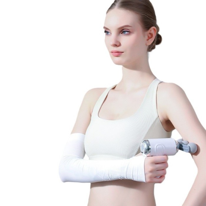 Портативний масажер Fascial Gun акумуляторний 9 насадок 1200mAh Портативний масажер Fascial Gun акумуляторний 9 насадок 1200mAh