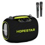 Беспроводная портативная Hopestar PARTYBOX Bluetooth колонка с 2 микрофонами BT5.3/USB/AUX/TF, 120 Вт, TWS, 8h