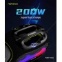 Беспроводная портативная Hopestar PARTYBOX Bluetooth колонка с 2 микрофонами BT5.3/USB/AUX/TF, 120 Вт, TWS, 8h