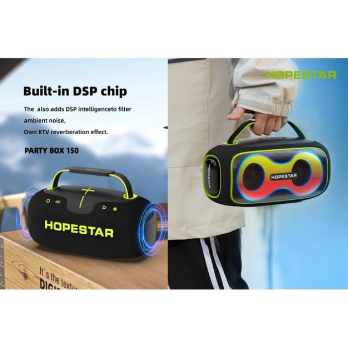 Беспроводная портативная колонка Bluetooth HOPESTAR Party 150 40W Беспроводная портативная колонка Bluetooth HOPESTAR Party 150 40W
