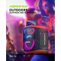 Портативная Bluetooth колонка Hopestar Party 130 с микрофонами, 120 Вт, IPX6, 22000 мА·ч, TWS, BT 5.3 Портативная Bluetooth колонка Hopestar Party 130 с микрофонами, 120 Вт, IPX6, 22000 мА·ч, TWS, BT 5.3