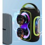Портативная Bluetooth колонка Hopestar H59 с мощным звуком, подсветкой и аккумулятором 10400 мА·ч