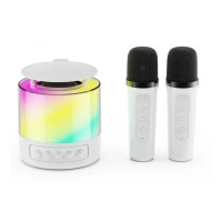 Портативная колонка K19 Bluetooth с 2 микрофонами LED-подсветкой и мощностью 5 Вт