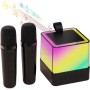 Портативная колонка K18 Bluetooth с 2 микрофонами LED-подсветкой Портативная колонка K18 Bluetooth с 2 микрофонами LED-подсветкой