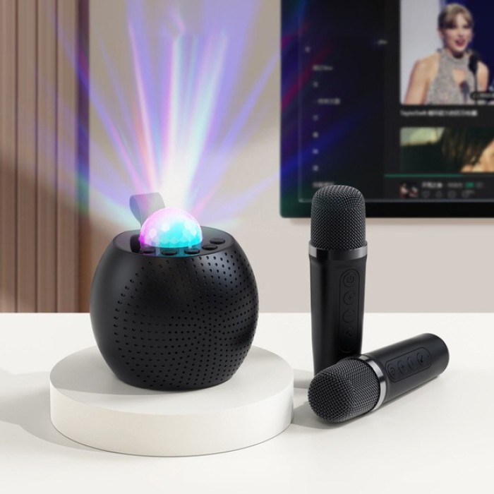 Портативная Bluetooth колонка Z1 с LED подсветкой и двумя микрофонами Портативная Bluetooth колонка Z1 с LED подсветкой и двумя микрофонами