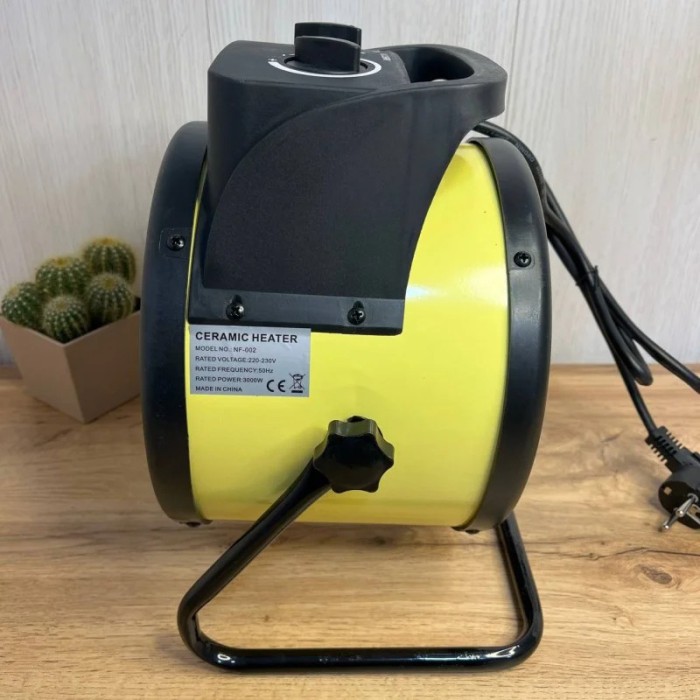 Промышленная тепловая пушка Ceramic Heater NF-02F, 3000 Вт, 220 В — керамический обогреватель для гаража, мастерской и склада Промышленная тепловая пушка Ceramic Heater NF-02F, 3000 Вт, 220 В — керамический обогреватель для гаража, мастерской и склада