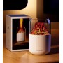 Ультразвуковой увлажнитель воздуха с подсветкой «Вулкан Humidifier JSQ-1» 3 в 1 – ароматизатор, ночник, очиститель, 280 мл, USB, тихий (черный, белый) Ультразвуковой увлажнитель воздуха с подсветкой «Вулкан Humidifier JSQ-1» 3 в 1 – ароматизатор, ночник, очиститель, 280 мл, USB, тихий (черный, белый)