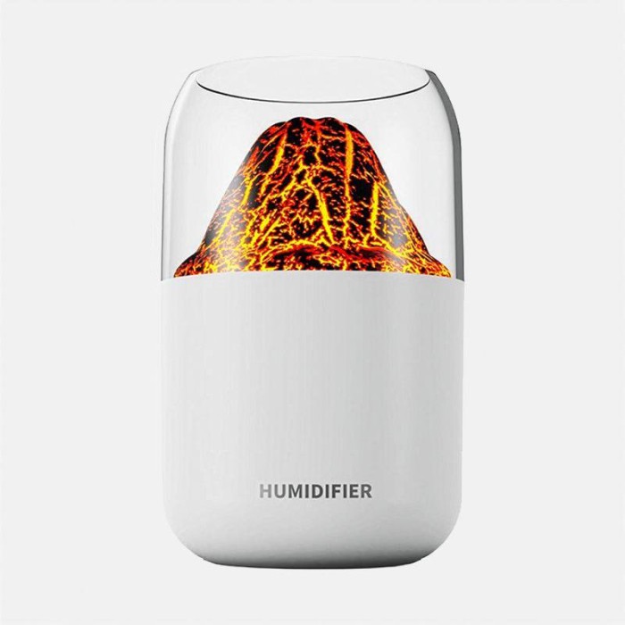Ультразвуковой увлажнитель воздуха с подсветкой «Вулкан Humidifier JSQ-1» 3 в 1 – ароматизатор, ночник, очиститель, 280 мл, USB, тихий (черный, белый) Ультразвуковой увлажнитель воздуха с подсветкой «Вулкан Humidifier JSQ-1» 3 в 1 – ароматизатор, ночник, очиститель, 280 мл, USB, тихий (черный, белый)