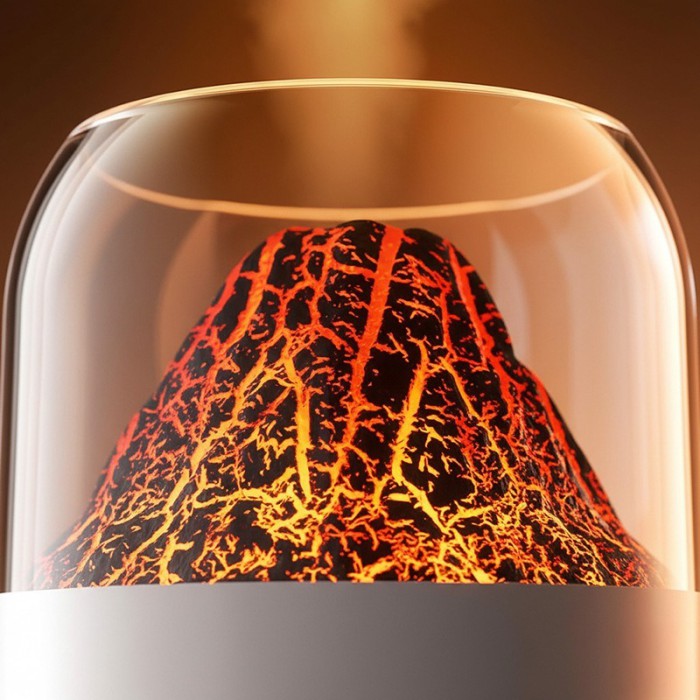 Ультразвуковой увлажнитель воздуха с подсветкой «Вулкан Humidifier JSQ-1» 3 в 1 – ароматизатор, ночник, очиститель, 280 мл, USB, тихий (черный, белый) Ультразвуковой увлажнитель воздуха с подсветкой «Вулкан Humidifier JSQ-1» 3 в 1 – ароматизатор, ночник, очиститель, 280 мл, USB, тихий (черный, белый)