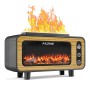 Зволожувач-аромадифузор Vintage Fireplace 200 мл – ультразвуковий ретро-зволожувач повітря з ефектом полум’я, декоративний міні-камін для ароматерапії, USB, 4.5 Вт, пластик, 210×118×80 мм Зволожувач-аромадифузор Vintage Fireplace 200 мл – ультразвуковий ретро-зволожувач повітря з ефектом полум’я, декоративний міні-камін для ароматерапії, USB, 4.5 Вт, пластик, 210×118×80 мм