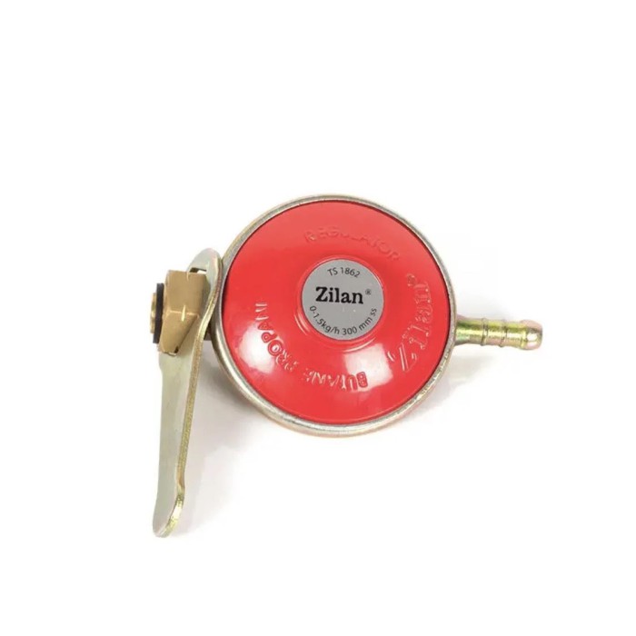 Газовый редуктор Zilan ZLN-0100 для баллона, красный, латунный регулятор давления, контроль подачи газа, безопасное подключение Газовый редуктор Zilan ZLN-0100 для баллона, красный, латунный регулятор давления, контроль подачи газа, безопасное подключение