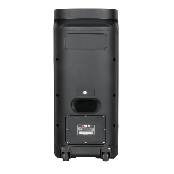 Мощная переносная Bluetooth колонка с аккумулятором и двумя микрофонами - акустическая система с 2 низкочастотными 8″ динамиками и 3″ высокочастотными динамиками Мощная переносная Bluetooth колонка с аккумулятором и двумя микрофонами - акустическая система с 2 низкочастотными 8″ динамиками и 3″ высокочастотными динамиками