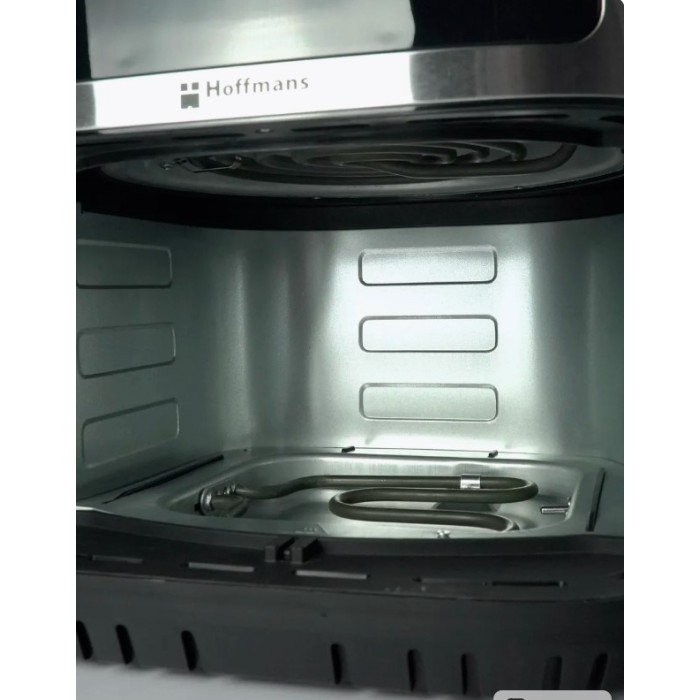 Аэрофритюрница электрическая Hoffmans HM-791 8L — мощная двухтеновая аэрогриль-фритюрница 2000 Вт с сенсорным управлением, таймером и съемной чашей для здорового приготовления без растительного масла Аэрофритюрница электрическая Hoffmans HM-791 8L — мощная двухтеновая аэрогриль-фритюрница 2000 Вт с сенсорным управлением, таймером и съемной чашей для здорового приготовления без растительного масла