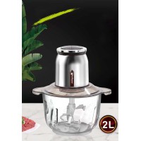 Стеклянный измельчитель Hoffmans HM-8843, 2L, 1200W – кухонный блендер и чоппер, стационарное электрическое устройство для быстрого измельчения и смешивания продуктов Стеклянный измельчитель Hoffmans HM-8843, 2L, 1200W – кухонный блендер и чоппер, стационарное электрическое устройство для быстрого измельчения и смешивания продуктов