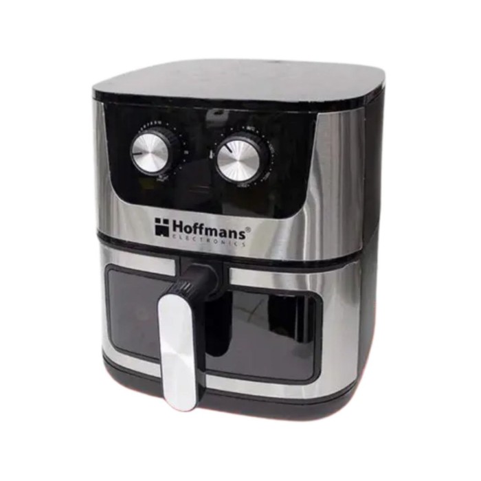 Аерофритюрниця Hoffmans HM-780, 8 л, 2400 Вт — електричний аерогриль-мультипіч без олії, чорно-сірий, з механічним керуванням, універсальна фритюрниця для смаження, запікання та грилю без жиру Аерофритюрниця Hoffmans HM-780, 8 л, 2400 Вт — електричний аерогриль-мультипіч без олії, чорно-сірий, з механічним керуванням, універсальна фритюрниця для смаження, запікання та грилю без жиру