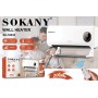 Обогреватель настенный SOKANY 2000 Вт — электрический тепловентилятор с пультом дистанционного управления, полотенцесушителем и таймером, настенная дуйка для эффективного обогрева помещений до 20 м²
