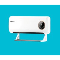 Обогреватель настенный SOKANY SK-18035 2000 Вт — электрический тепловентилятор с пультом дистанционного управления, полотенцесушителем и таймером, настенная дуйка для эффективного обогрева помещений до 20 м²