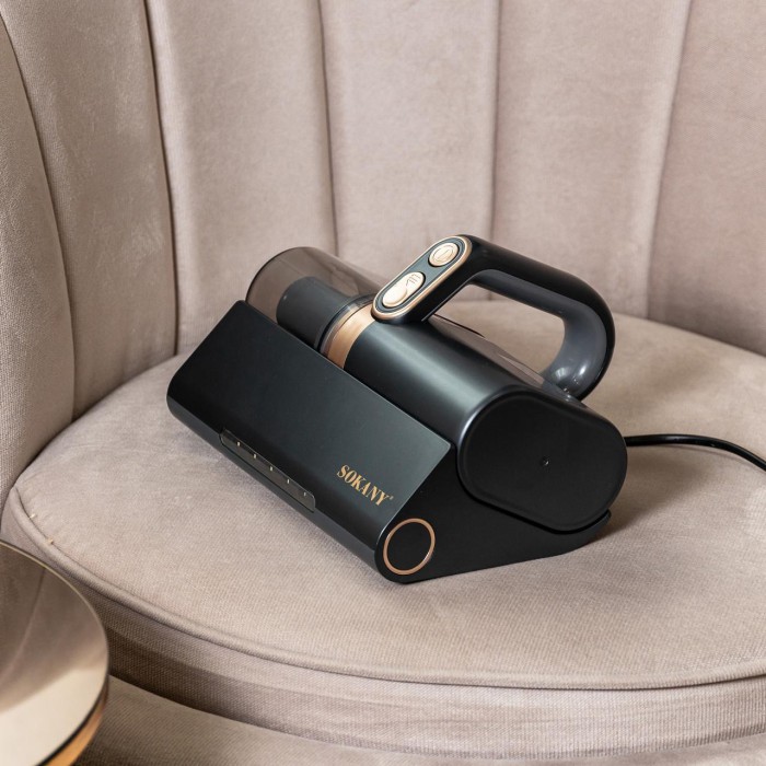 УФ-пилосос ручний Sokany для видалення пилового кліща та шкідників, бездротовий, сірий, 1600 Вт, ергономічний дизайн, LED-підсвітка, 300 мл, низький рівень шуму 70 дБ – ефективне очищення та дезінфекція поверхонь УФ-пилосос ручний Sokany для видалення пилового кліща та шкідників, бездротовий, сірий, 1600 Вт, ергономічний дизайн, LED-підсвітка, 300 мл, низький рівень шуму 70 дБ – ефективне очищення та дезінфекція поверхонь