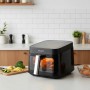Аэрофритюрница Sokany сенсорная 7,5 л, 1700 Вт, мультипечь, электрический аэрогриль, безмасляная фритюрница, быстрая и здоровая жарка без масла, черная