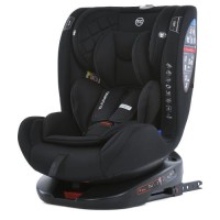 Дитяче автокрісло ME 1114 Everest Black 0–36 кг (оберт 360°, ISOFIX)