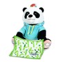М’яка інтерактивна іграшка Панда 27 см M6226 I UA — рухливий рот, 14 фраз, музика, казка, грає в хованки