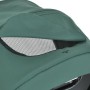 Дитяча прогулянкова коляска ME 1191 CHLOE Smoke Green з регульованою ручкою та спинкою, легка алюмінієва рама
