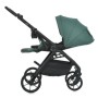 Дитяча прогулянкова коляска ME 1191 CHLOE Smoke Green з регульованою ручкою та спинкою, легка алюмінієва рама
