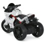 Детский электромотоцикл M 6266EL-1 с Bluetooth, светом и музыкой — белый, премиум-класс