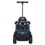 Дитячий джип M 5788EBLR-4 3-в-1: каталка, толокар і авто з батьківською ручкою, музика, світло, Bluetooth — блакитний