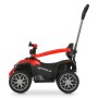 Детский квадроцикл 3в1 M 6275EBLR-3 с родительской ручкой, мотором, аккумулятором, Bluetooth, USB, TF, музыкой и светом — красный