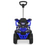 Детский квадроцикл 3в1 M 6275EBLR-4 с родительской ручкой, мотором, аккумулятором, Bluetooth, USB, TF, музыкой и светом — синий