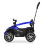 Детский квадроцикл 3в1 M 6275EBLR-4 с родительской ручкой, мотором, аккумулятором, Bluetooth, USB, TF, музыкой и светом — синий