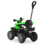 Детский квадроцикл 3в1 M 6275EBLR-5 с родительской ручкой, мотором, аккумулятором, Bluetooth, USB, TF, музыкой и светом — зеленый